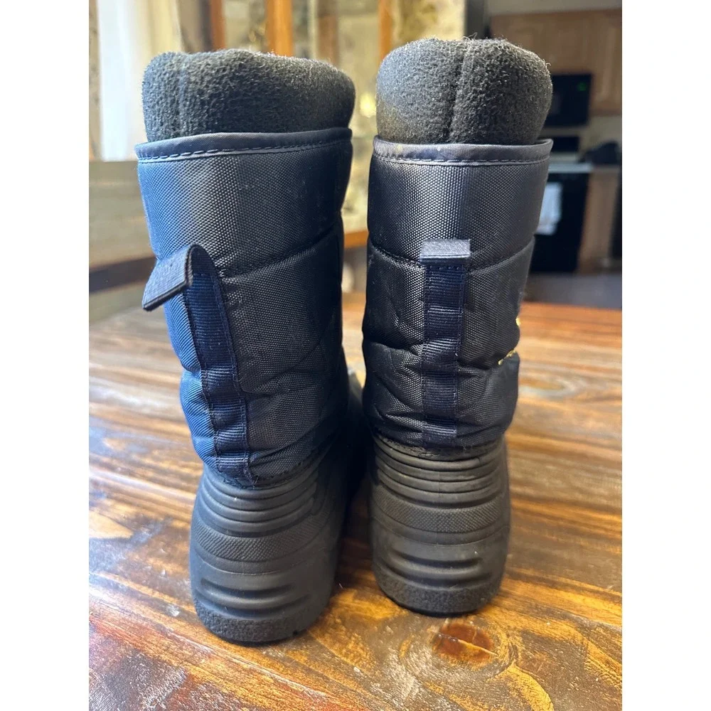 Dream Pairs Kids Winter‎ Snow Boots Zip Closure Waterproof Warm Blue Size 4